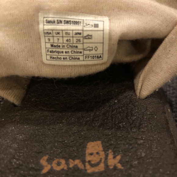 Sanuk sandals size 9 - Picture 2 of 2